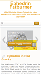 Mobile Screenshot of ephedrin-fatburner.com