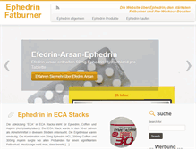 Tablet Screenshot of ephedrin-fatburner.com